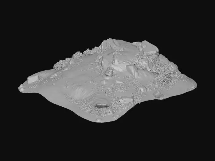 3D model for Serene Hillside