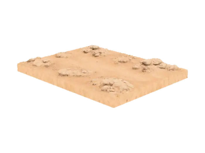 Modelo 3D de Desert Terrain Model, gerado por IA