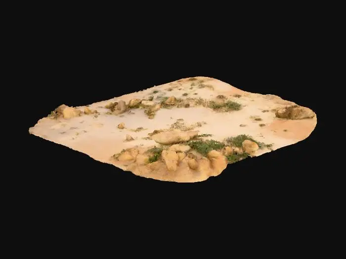 3D model for Rocky Desert Landscape
