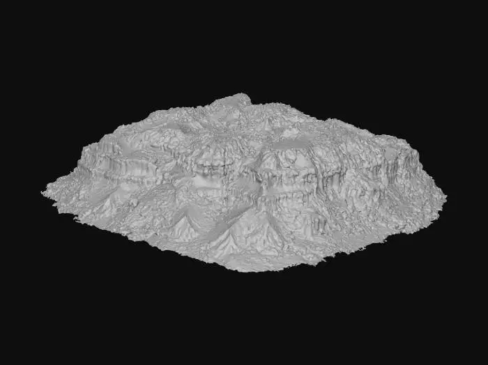3D model for Desert Butte Formation