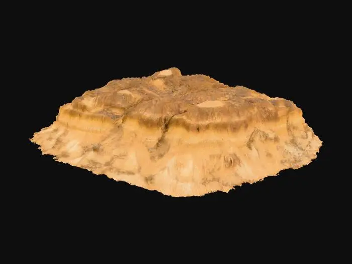 3D model for Desert Butte Formation
