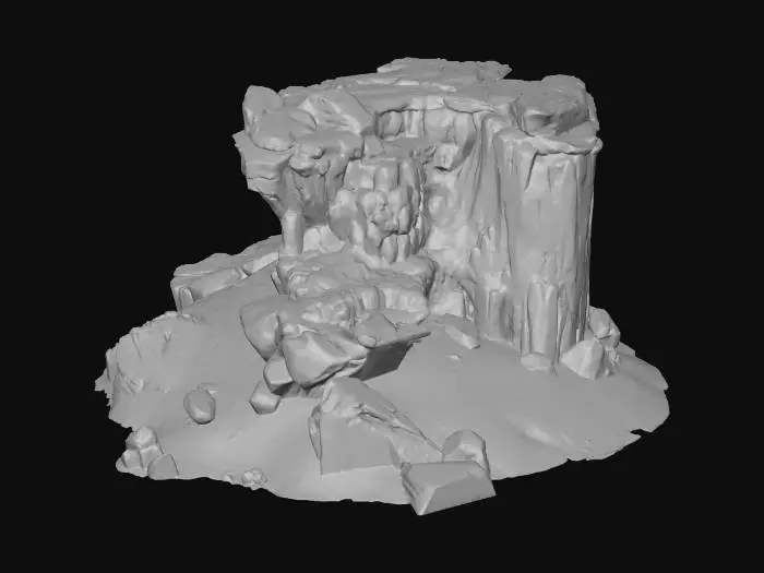 3D model for Desert Plateau