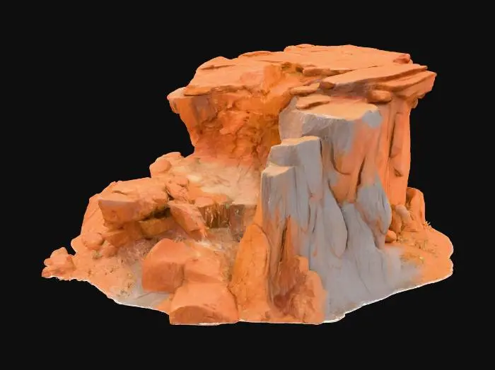 3D model for Desert Plateau