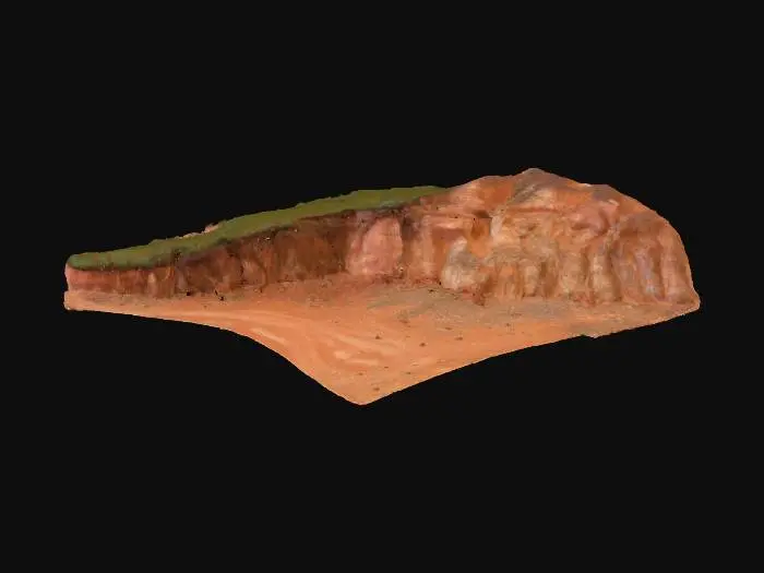 3D model for Rugged Cliff Path