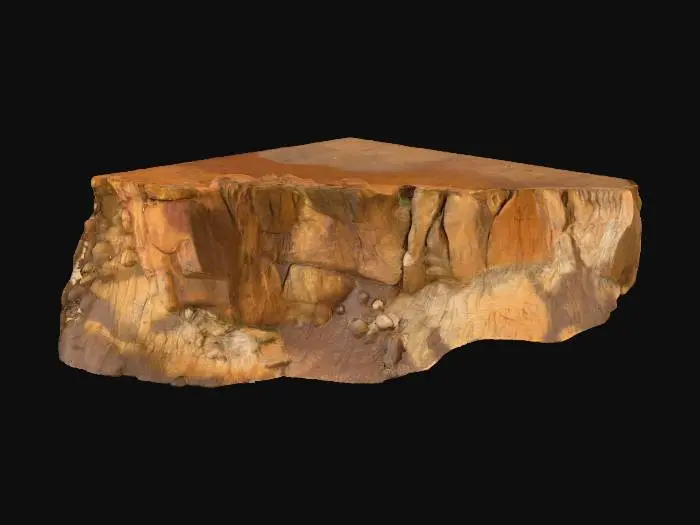 3D model for Rocky Cliffside