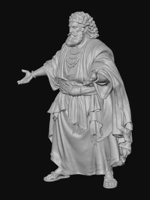 3D model for Ancient Ruler