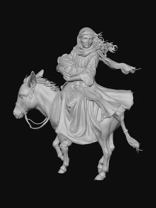 3D model for Mother and Child on a Journey