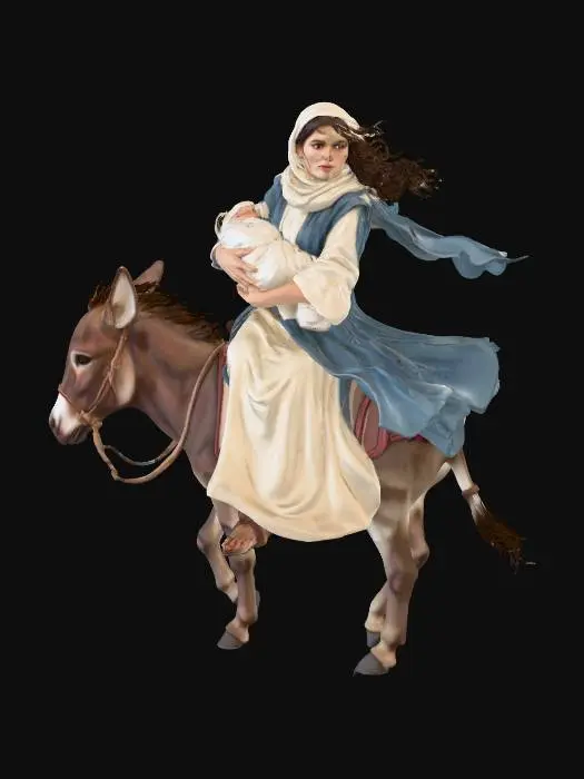 3D model for Mother and Child on a Journey