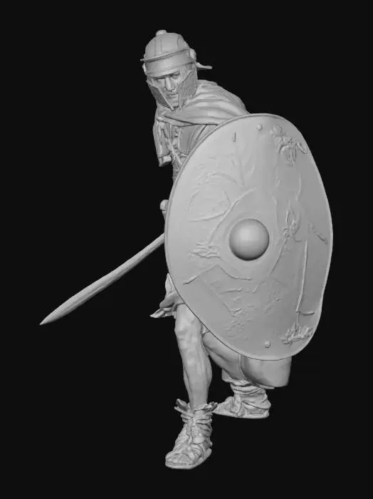 3D model for Roman Legionary Warrior