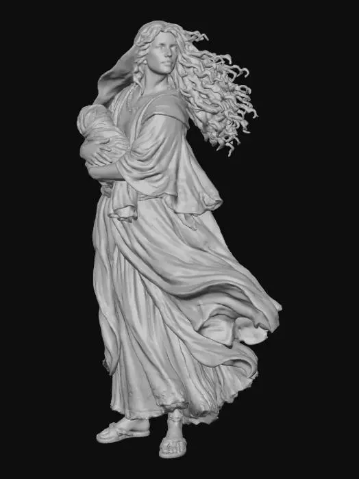 3D model for Madonna and Child