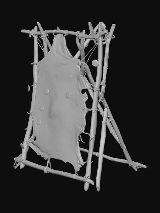 3D model for Tanning Frame in the Sun