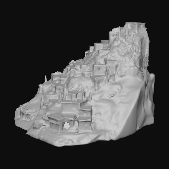 3D model for Mountain Village Retreat