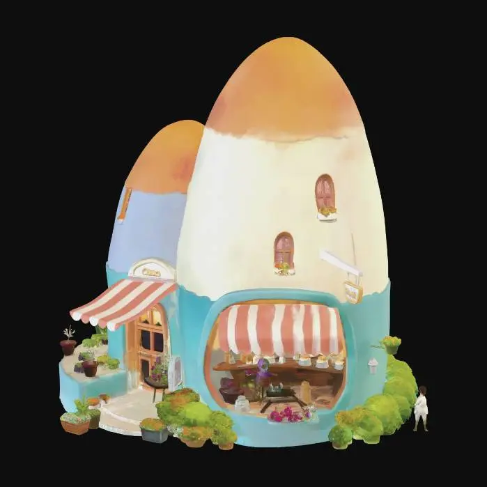 3D model for Mushroom Cafe