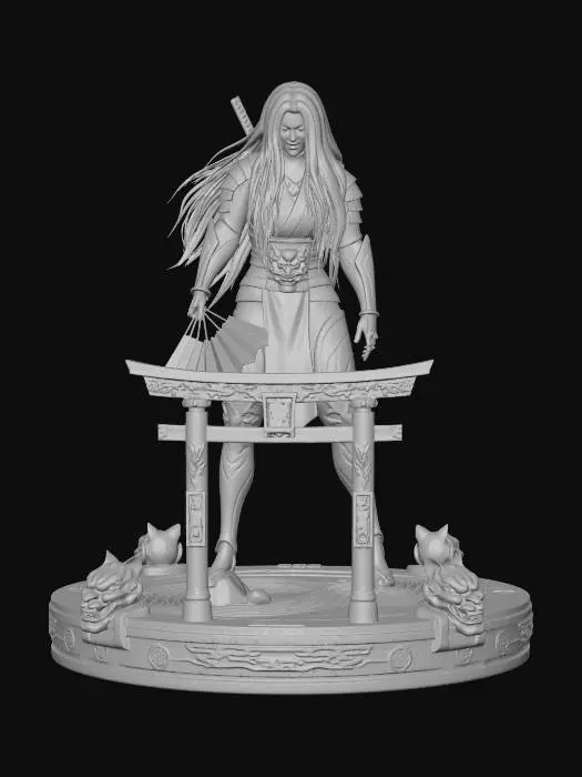 3D model for futures traditional hunt.