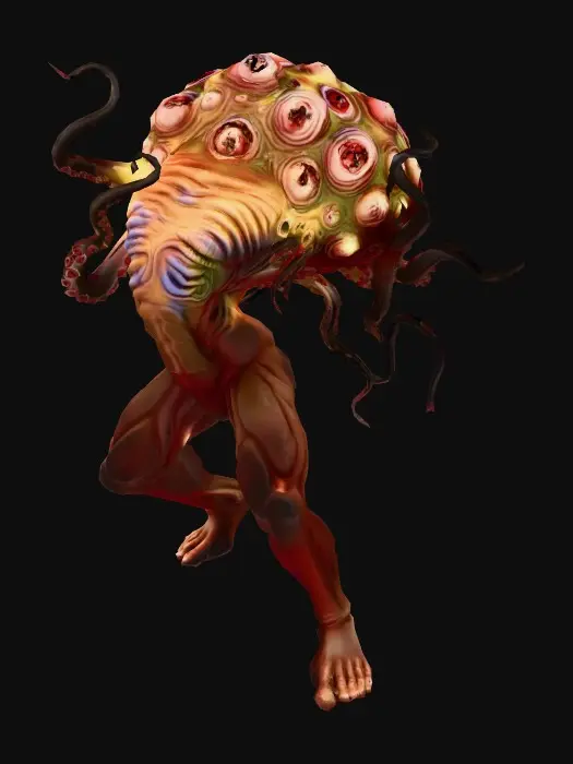 3D model for Writhing Abyssal Form