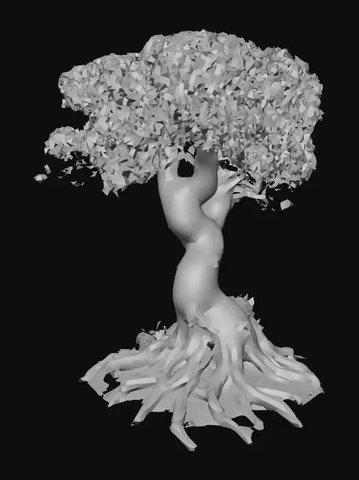 3D model for tree ancient