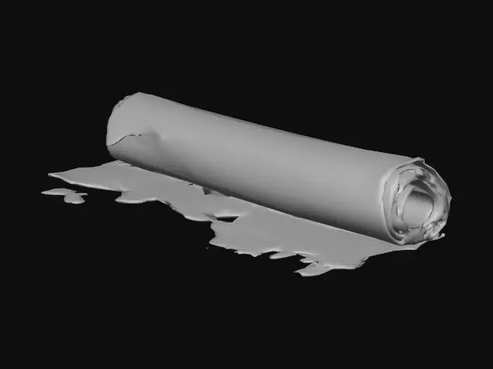 3D model for Ancient Scroll