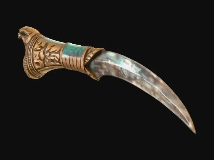 3D model for Ancient Falcon Dagger