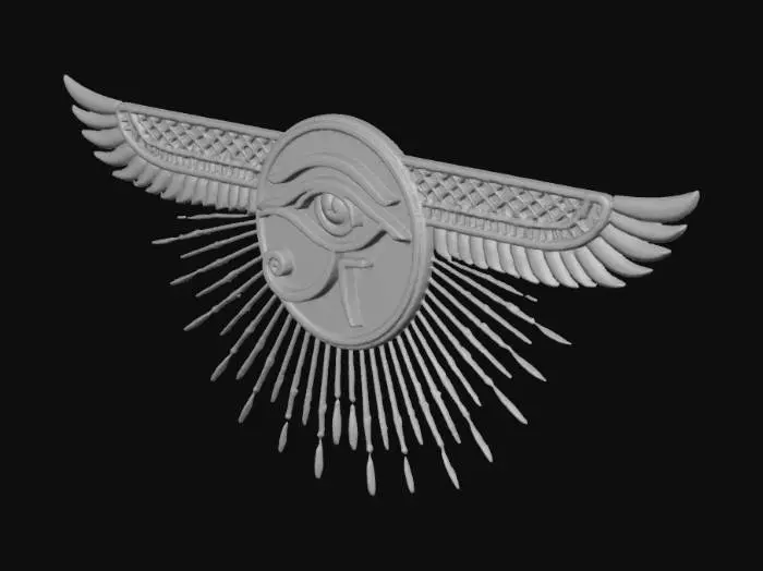 3D model for Eye of Ra Emblem