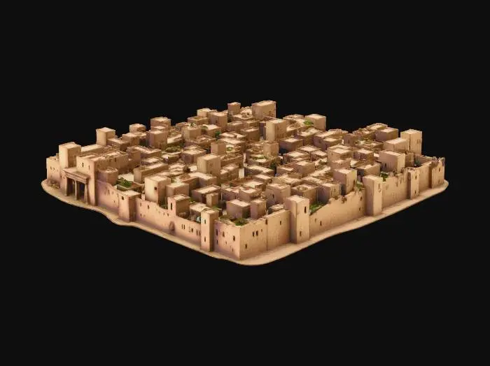3D model for Labyrinthian Fortress