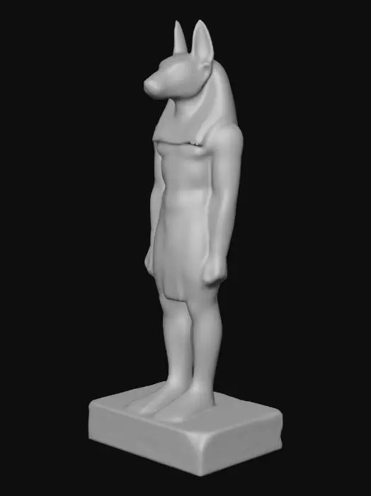 3D model for Anubis Statue