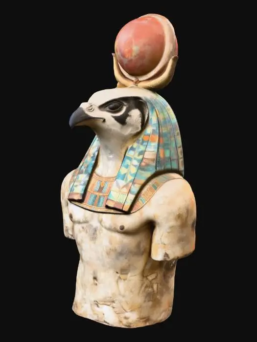 3D model for Horus Statue