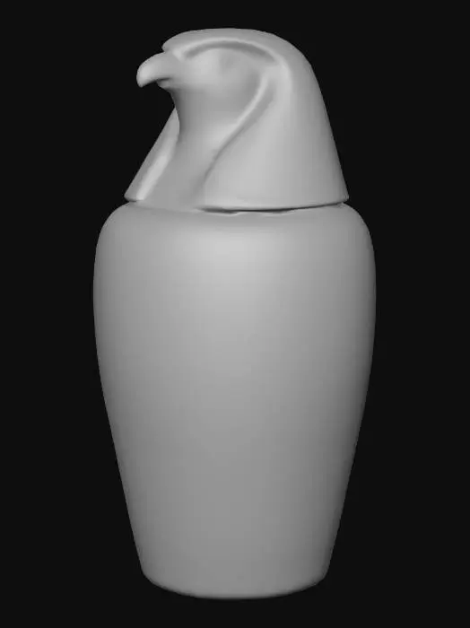 3D model for Ancient Falcon Canopic Jar