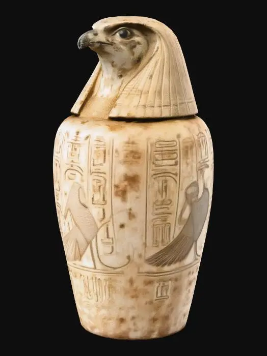 3D model for Ancient Falcon Canopic Jar