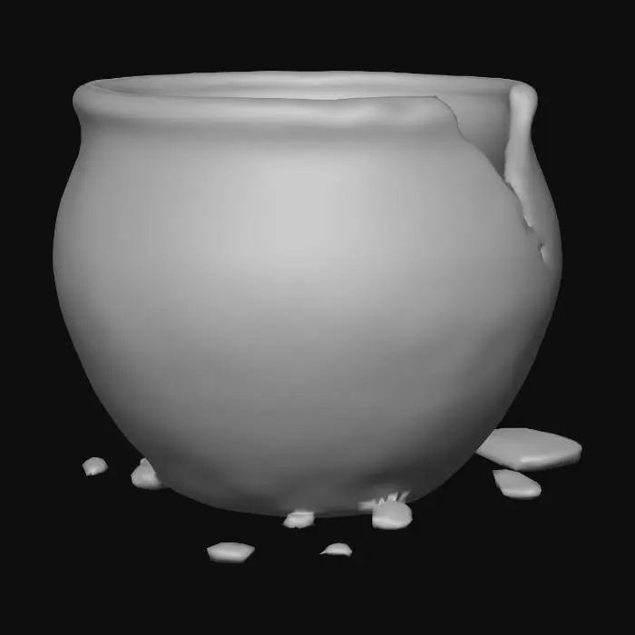 3D model for Ancient Fragmented Vessel