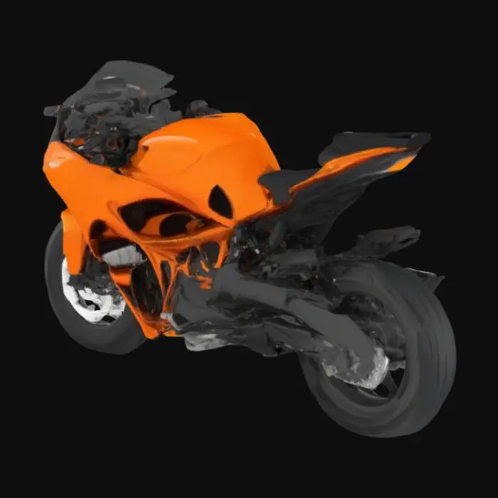 3D model for Orange Speedster