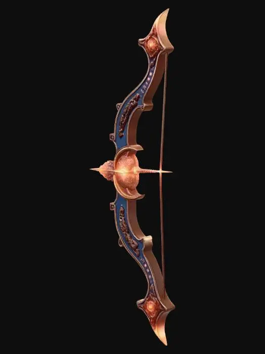 3D model for Celestial Ember Bow