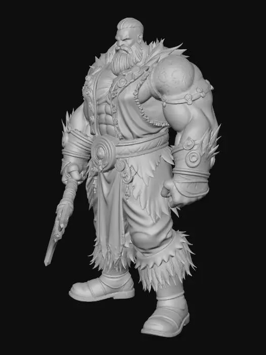 3D model for Crimson Berserker