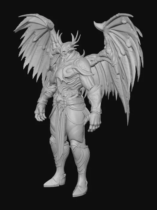 3D model for Pain 1st Level Fallen Angel