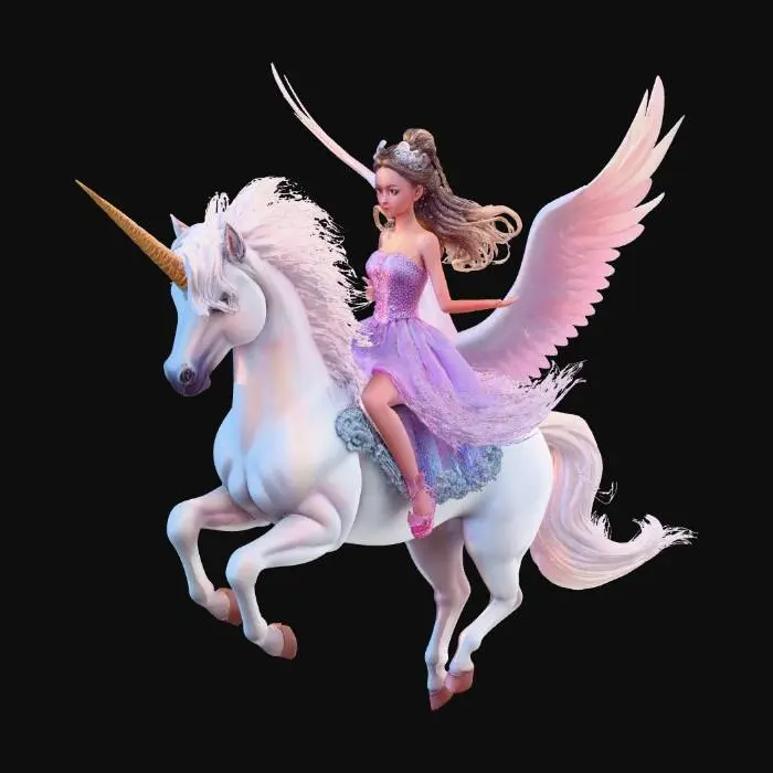 3D model for Unicorn Princess L3