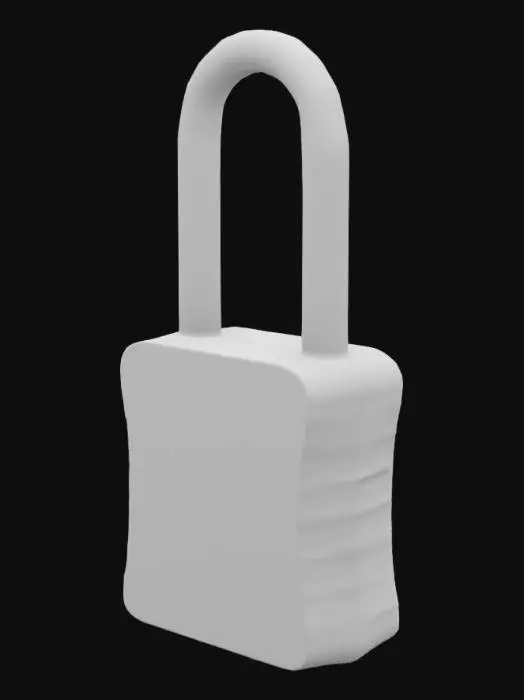 3D model for Lockout Safety Padlock