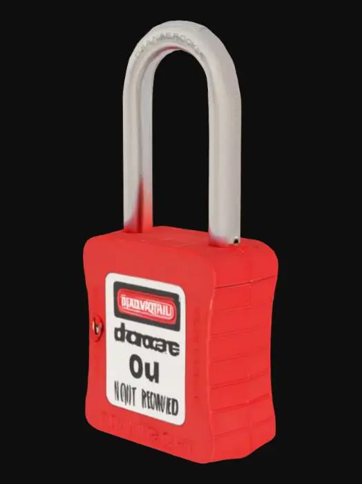 3D model for Lockout Safety Padlock