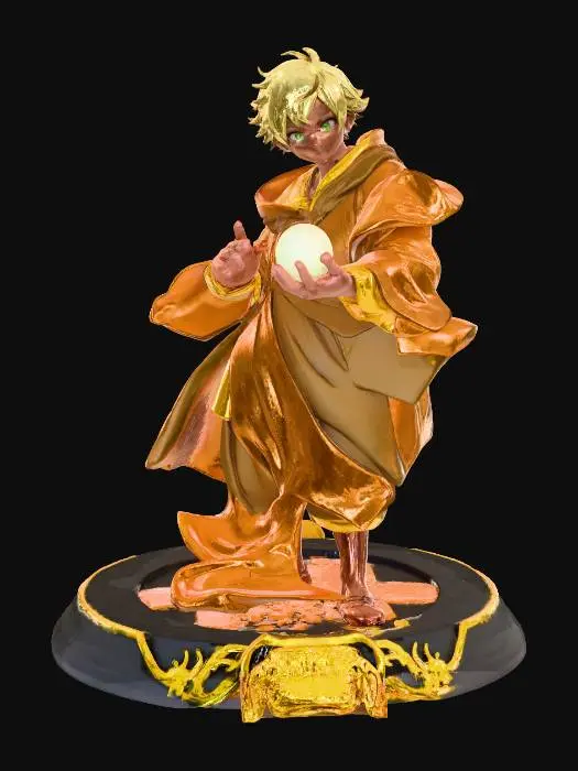 3D model for Mage of Light