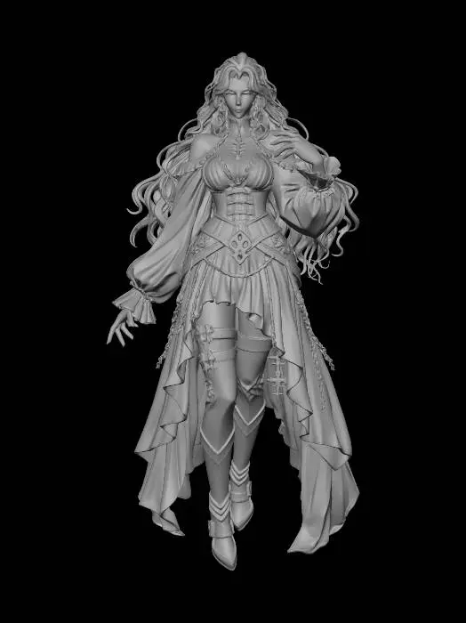 3D model for Cruciform Elegance