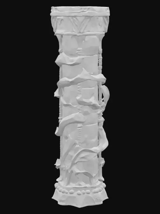 3D model for Infernal Obsidian Pillar