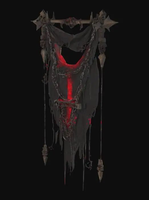 3D model for Crimson Omen Banner