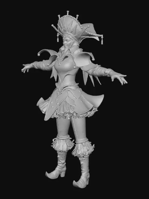 3D model for Venetian Clown