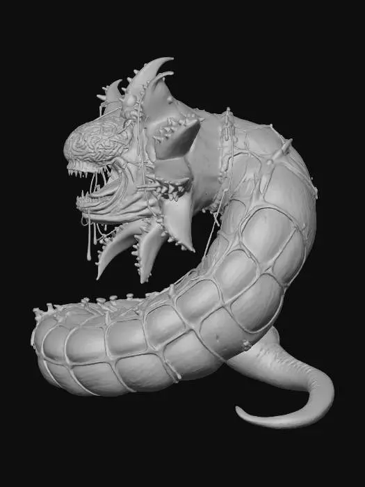 3D model for Serpentine Nightmare