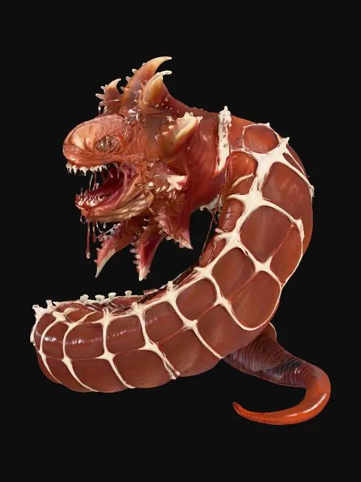 3D model for Serpentine Nightmare