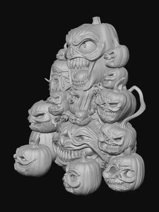 3D model for Pumpkin Monsters Parade, #Halloween2025#