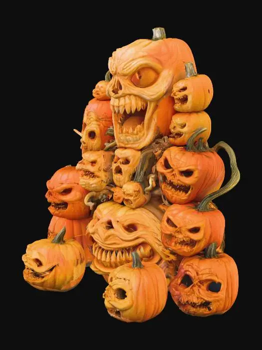 3D model for Pumpkin Monsters Parade, #Halloween2025#