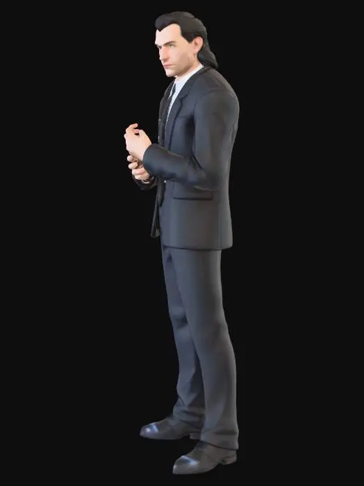 3D model for Agent in Black Suit