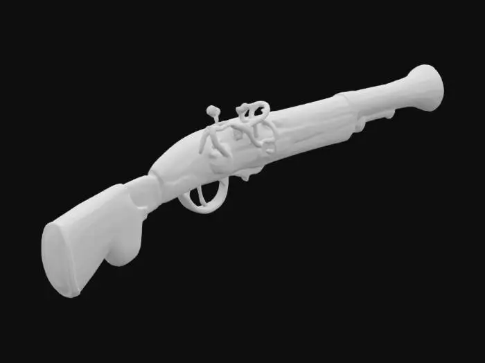 3D model for Blunderbuss rifle