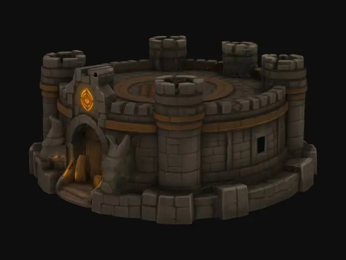 3D model for Fortress of the Boar