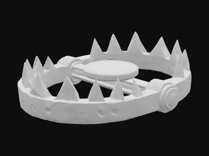 3D model for Bear Trap
