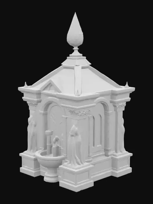 3D model for Sanctum of Serenity, Shrine of life #fairy#